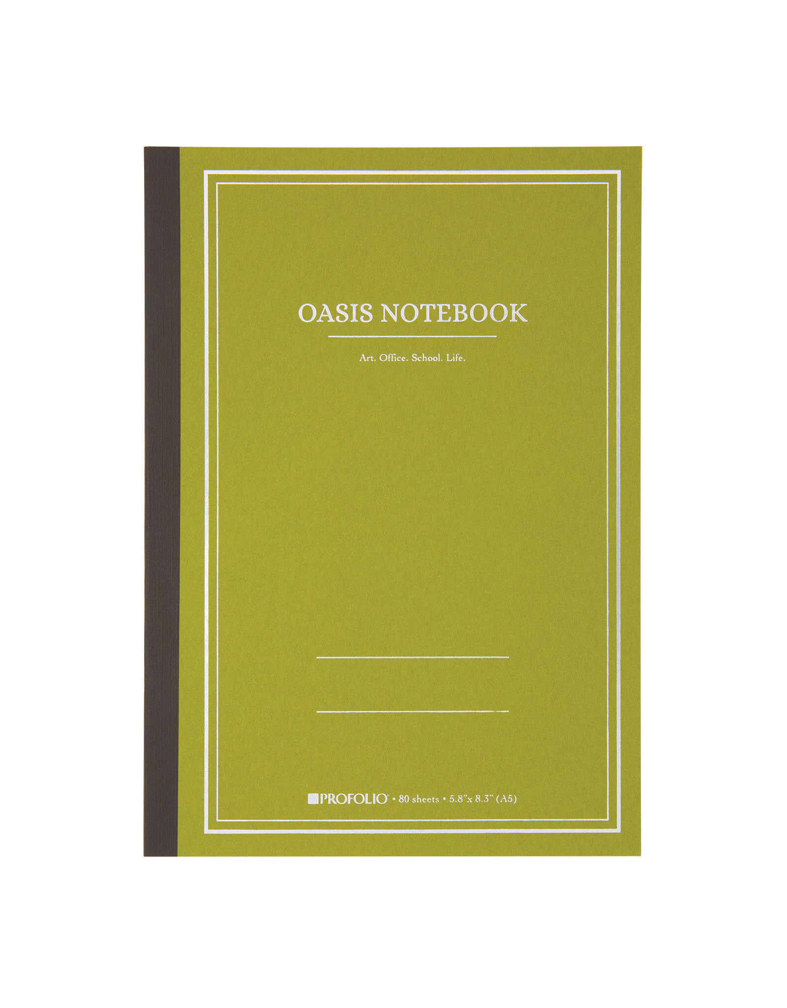 ITOYA Profolio Oasis Notebook, Avocado, A5 (5.8” x 8.3”)