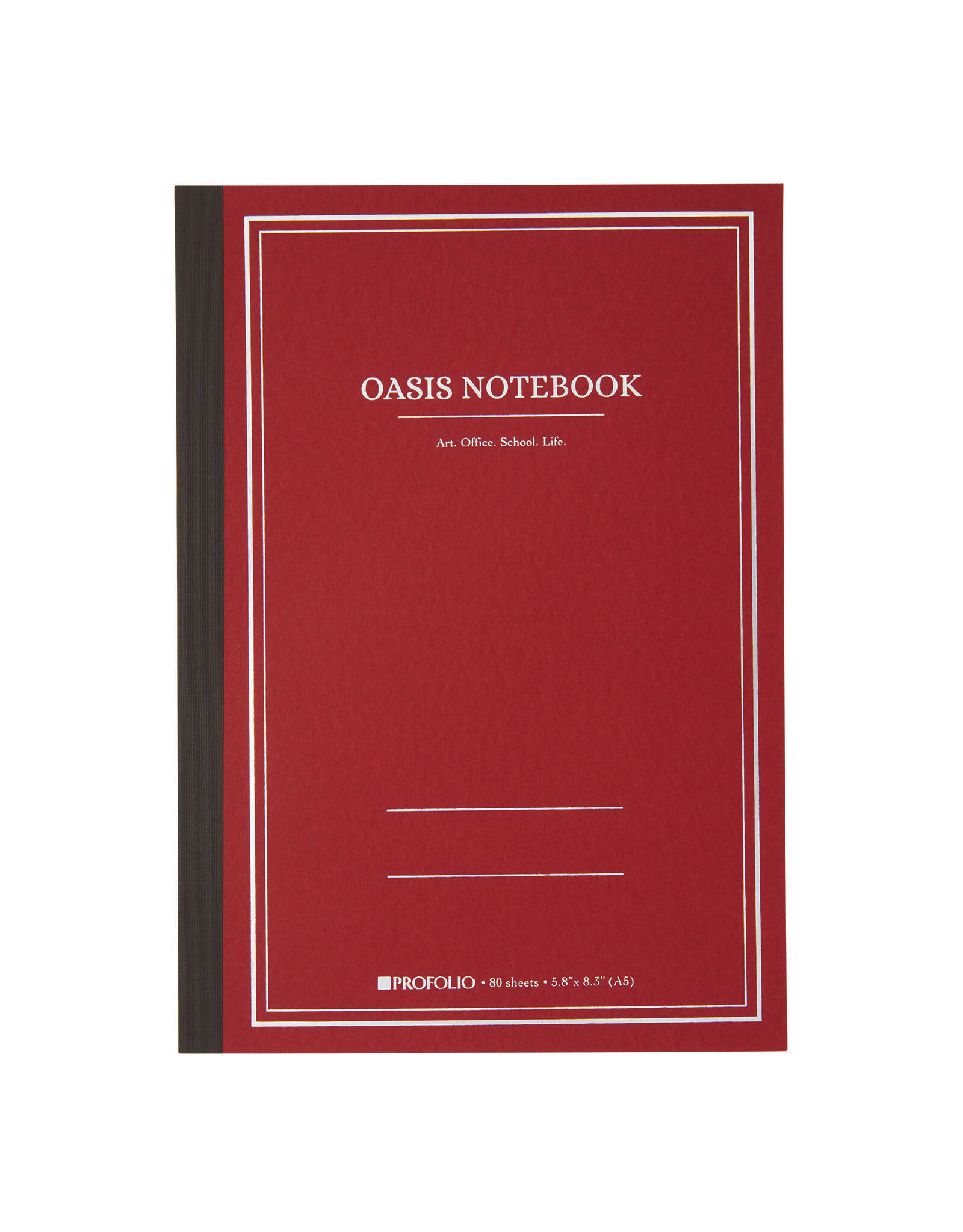 ITOYA Profolio Oasis Notebook, Brick, A5 (5.8” x 8.3”)
