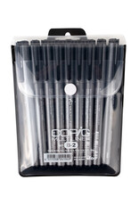 COPIC COPIC Multiliner Set of 9 Black Pens