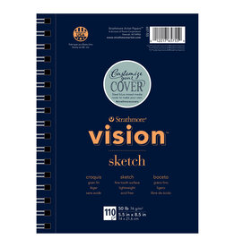 Strathmore Strathmore Vision Sketch Pad, 110 Sheets, 5½” x 8½”