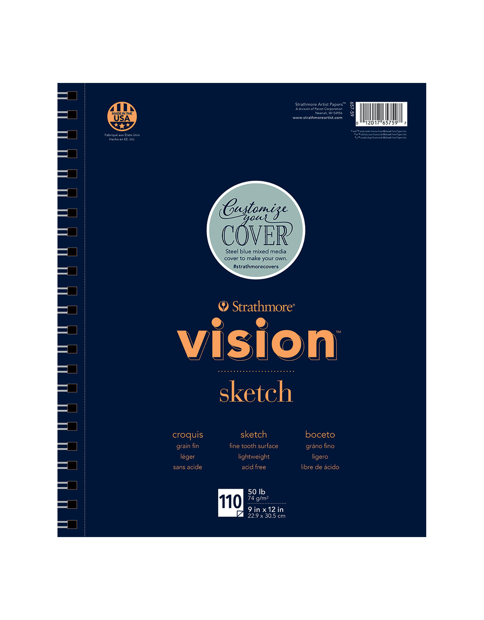 Strathmore Strathmore Vision Sketch Pad, 110 Sheets, 9” x 12”