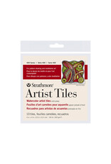 Strathmore Strathmore 400 Series Watercolor Artist Tiles Cold Press, 10 Sheets 4" x 4"