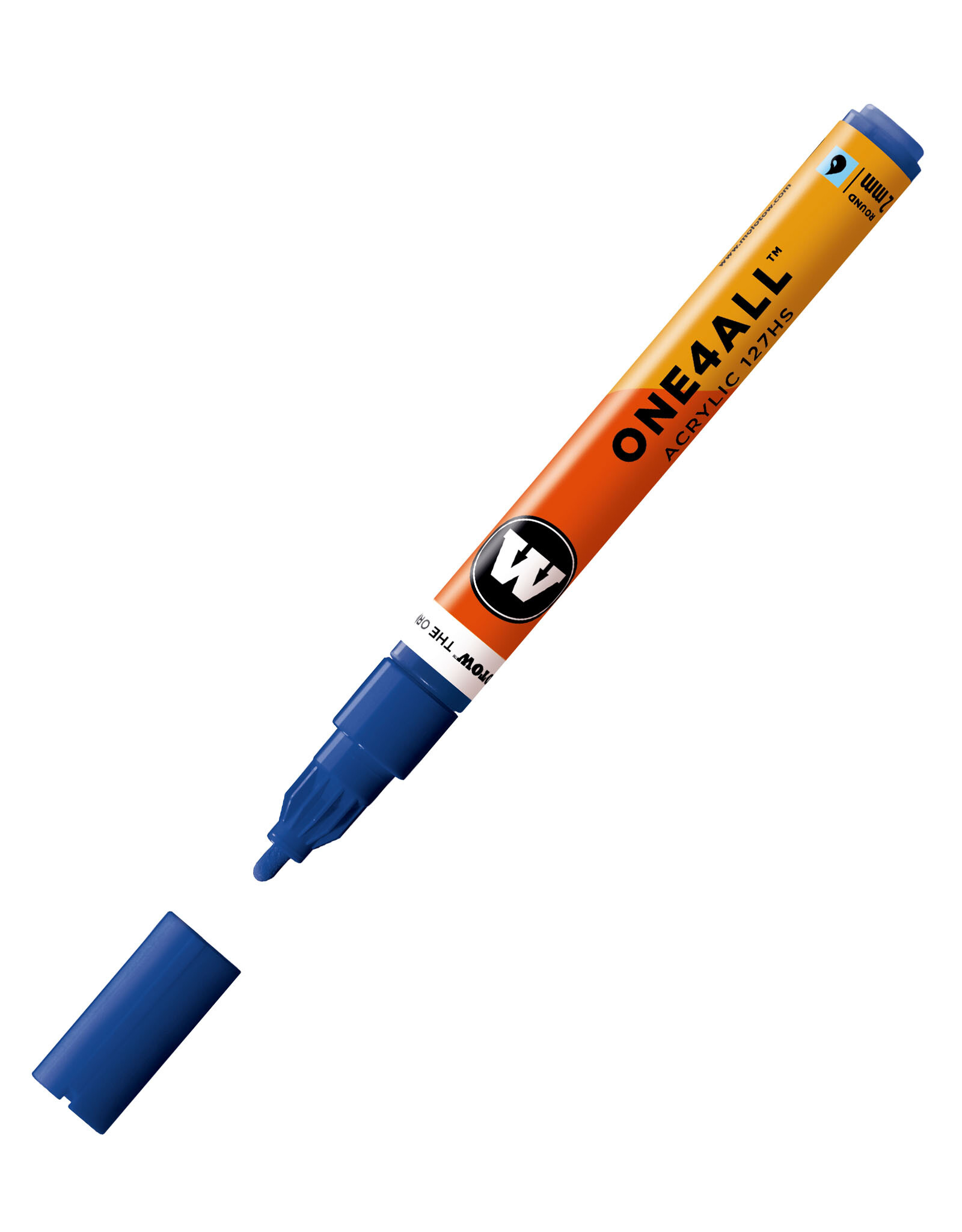 CLEARANCE Molotow ONE4ALL Paint Marker, True Blue 2mm