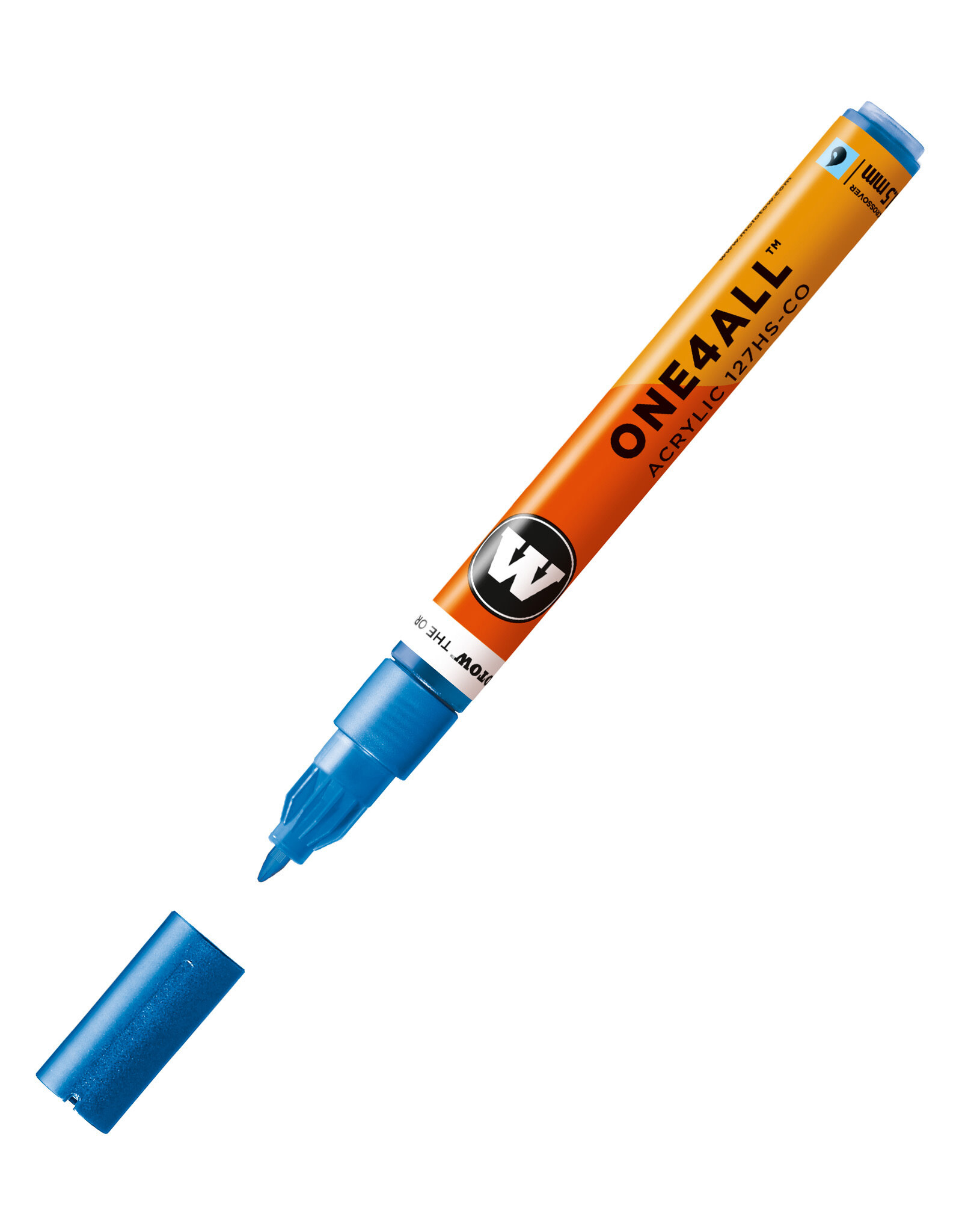 CLEARANCE Molotow ONE4ALL Paint Marker, Metallic Blue 1.5mm