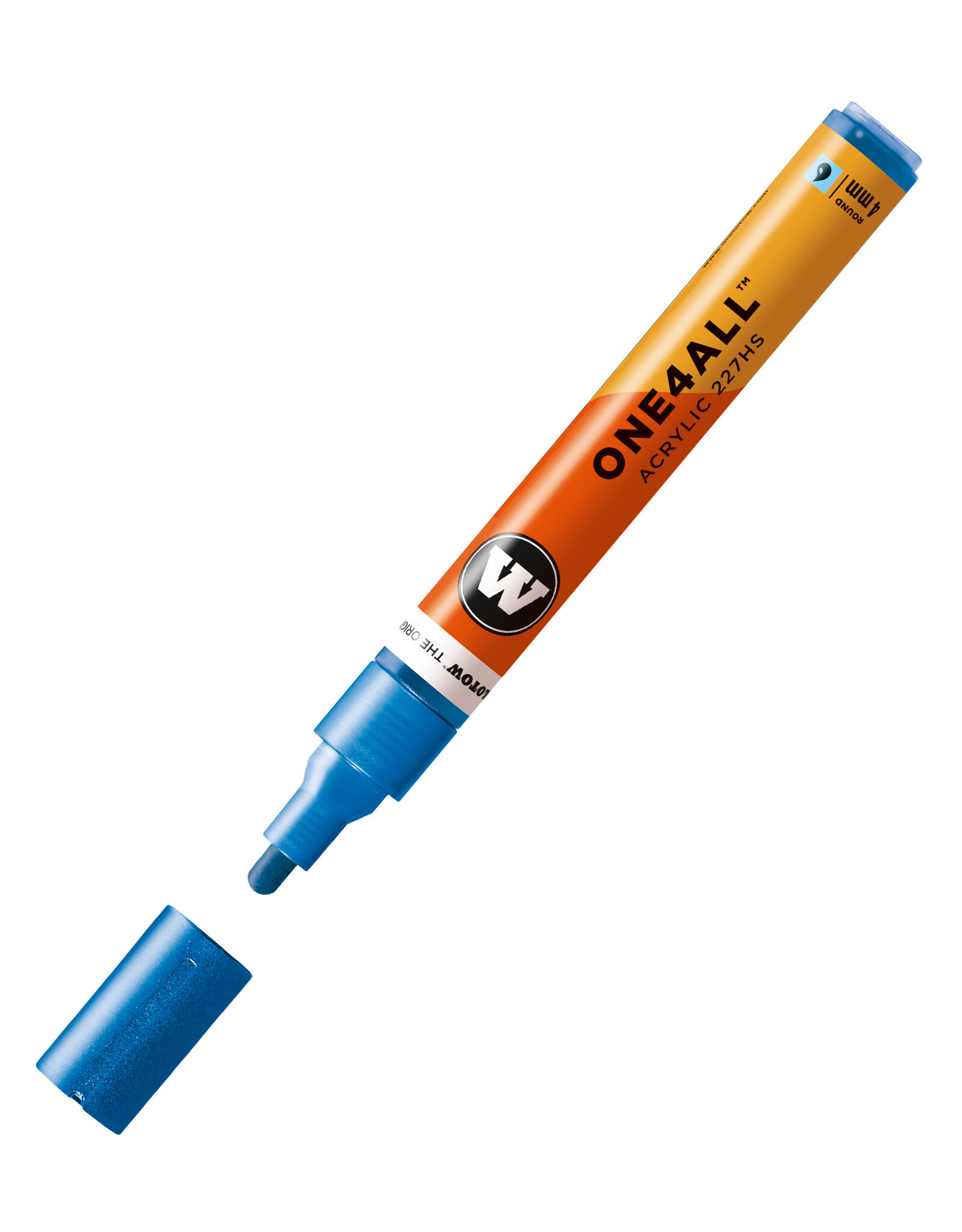 CLEARANCE Molotow ONE4ALL Paint Marker, Metallic Blue 4mm
