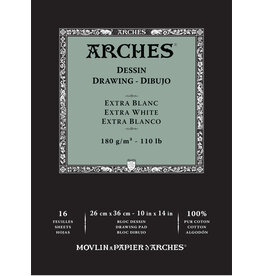 Arches Arches Drawing Pad, 10” x 14”, Extra White