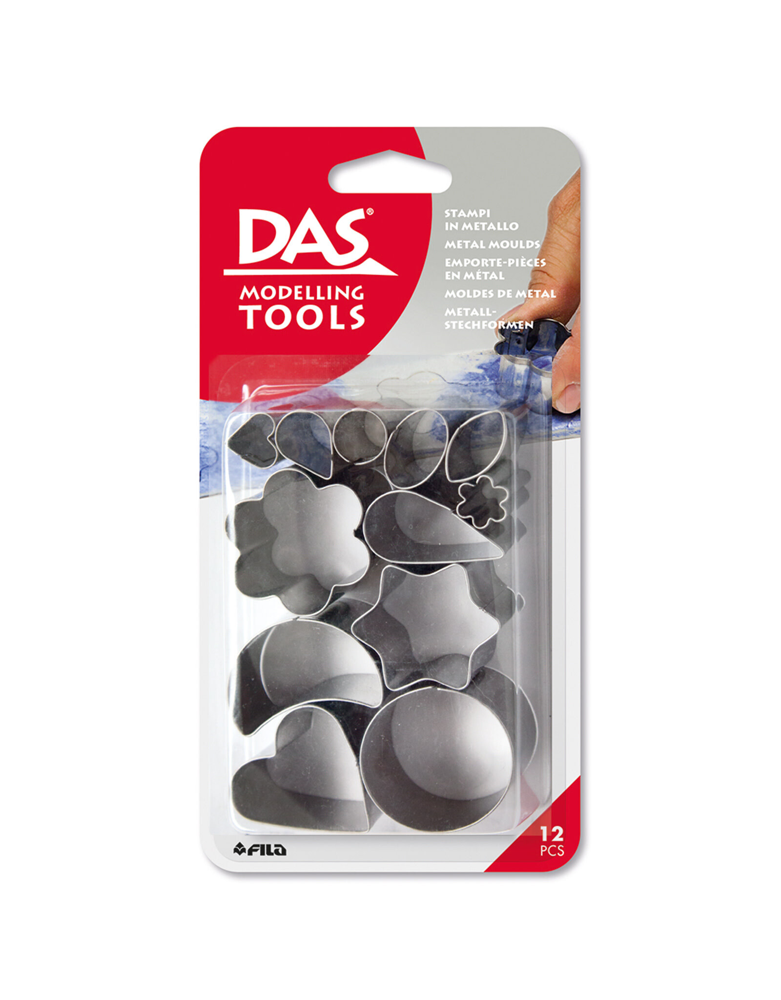 DAS DAS Metal Clay Cutters, Set of 12