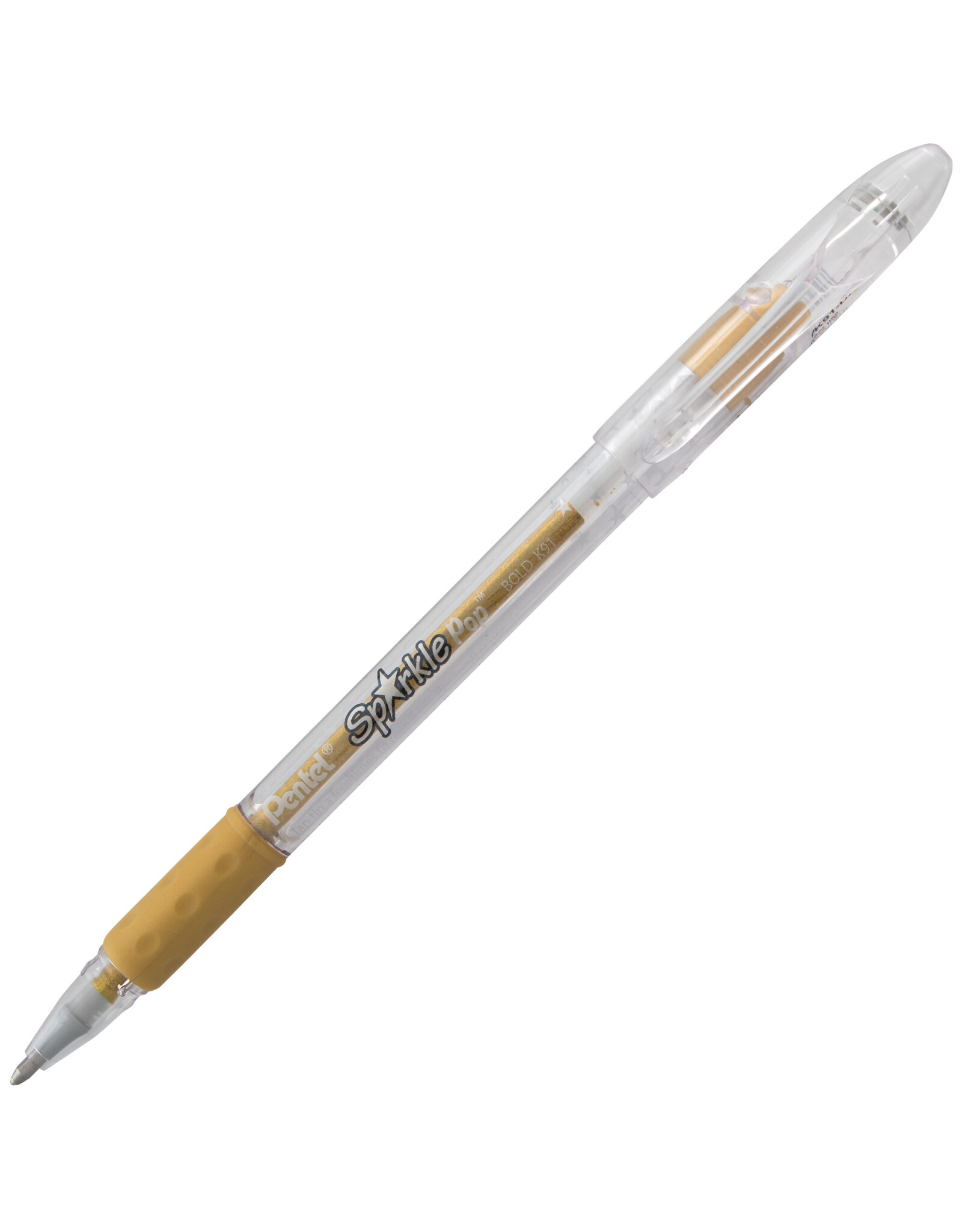 Pentel Sparkle Pop Gel Pen, Gold-Gold - The Art Store/Commercial Art Supply