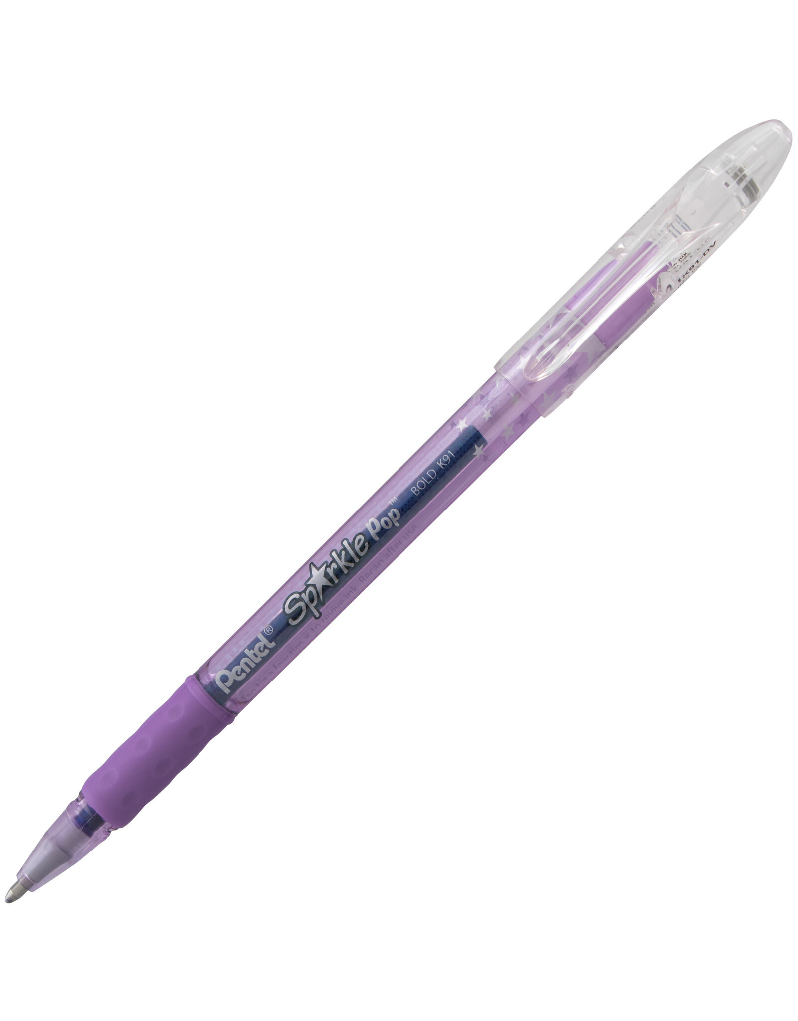Pentel Pentel Sparkle Pop Gel Pen, Violet-Blue