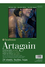 Strathmore Strathmore 400 Artagain Pad, 24 Sheets, Coal Black, 9" x 12"