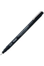 Pentel Pentel Arts Pointliner Pen, 0.5mm, Black
