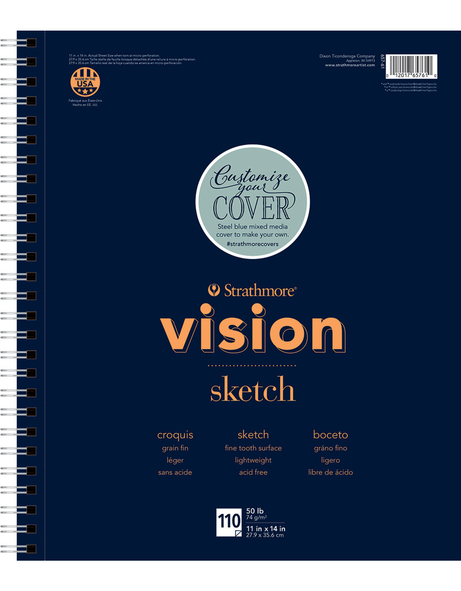 Strathmore Strathmore Vision Sketch Pad, 110 Sheets, 11” x 14”