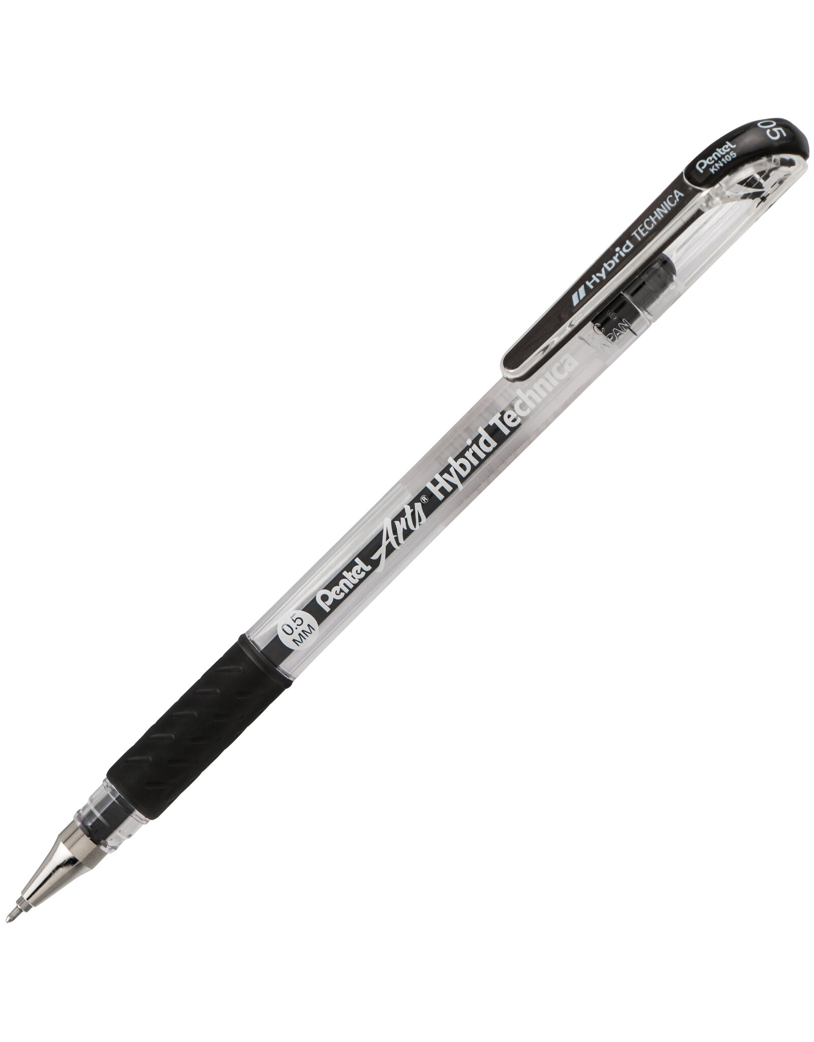 Pentel Pentel Arts Hybrid Technica Gel Pen, Black, 0.5mm
