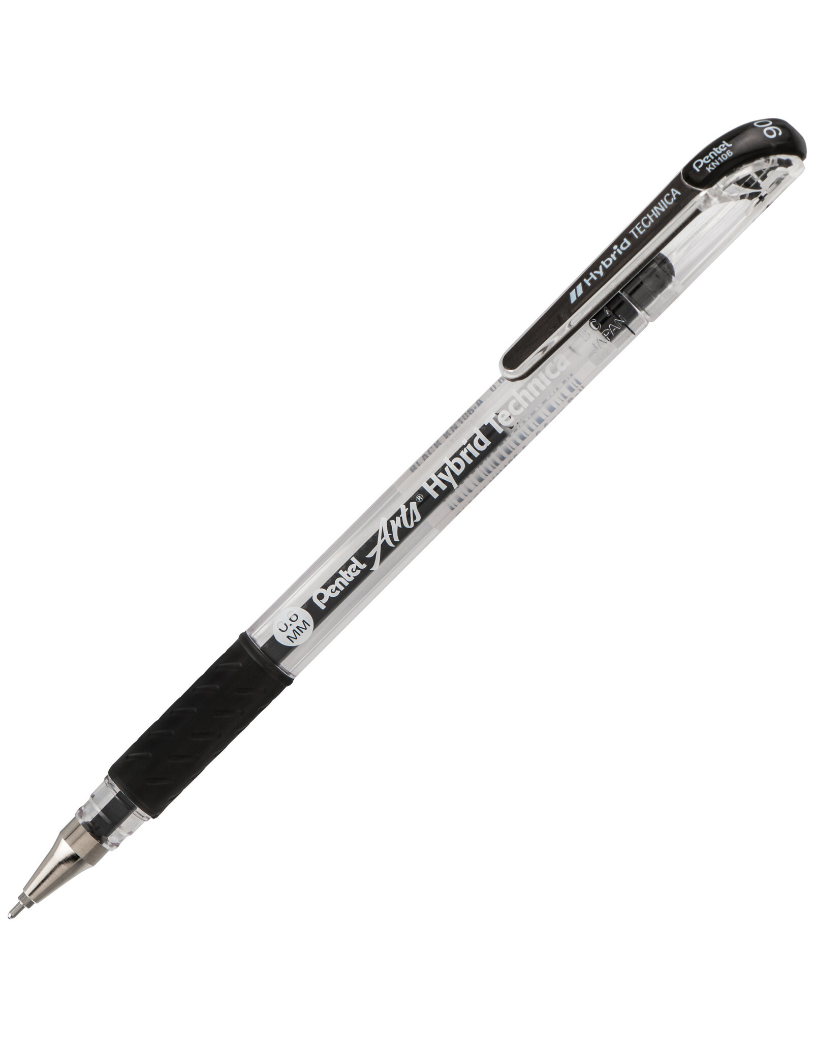 Pentel Pentel Arts Hybrid Technica Gel Pen, Black, 0.6mm