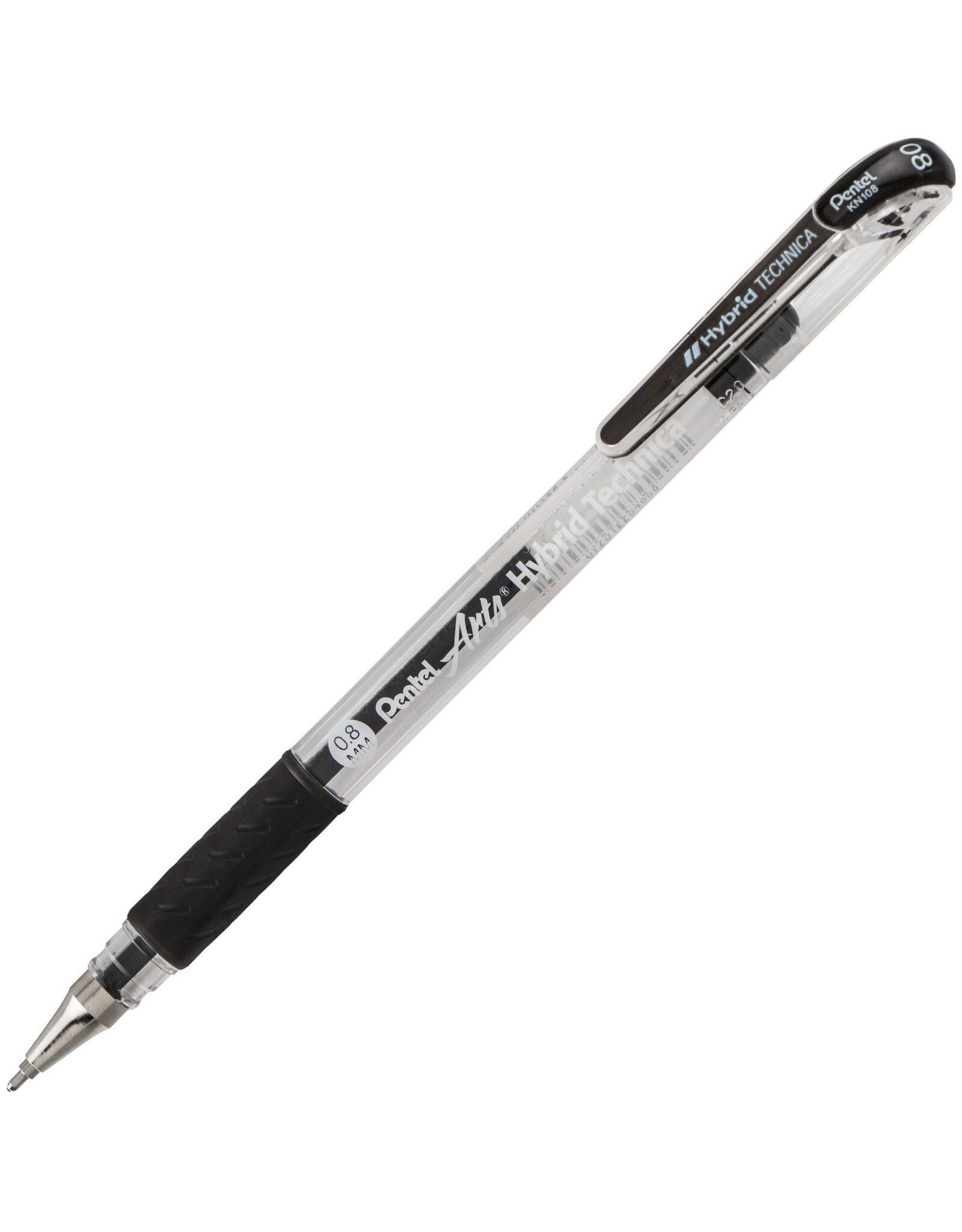 Pentel Pentel Arts Hybrid Technica Gel Pen, Black, 0.8mm