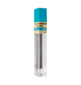 Pentel Super Hi-Polymer Lead Refill, 2H, 0.7mm