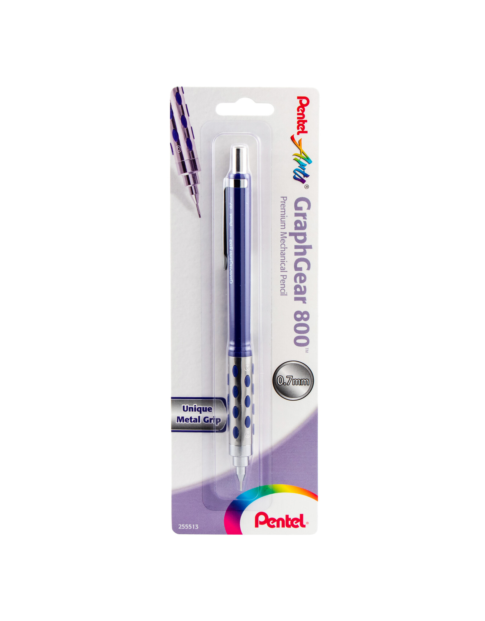 Pentel Pentel GraphGear 800 Mechanical Drafting Pencil, Blue, 0.7mm