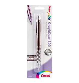 Pentel Pentel GraphGear 800 Mechanical Drafting Pencil, Brown, 0.3mm