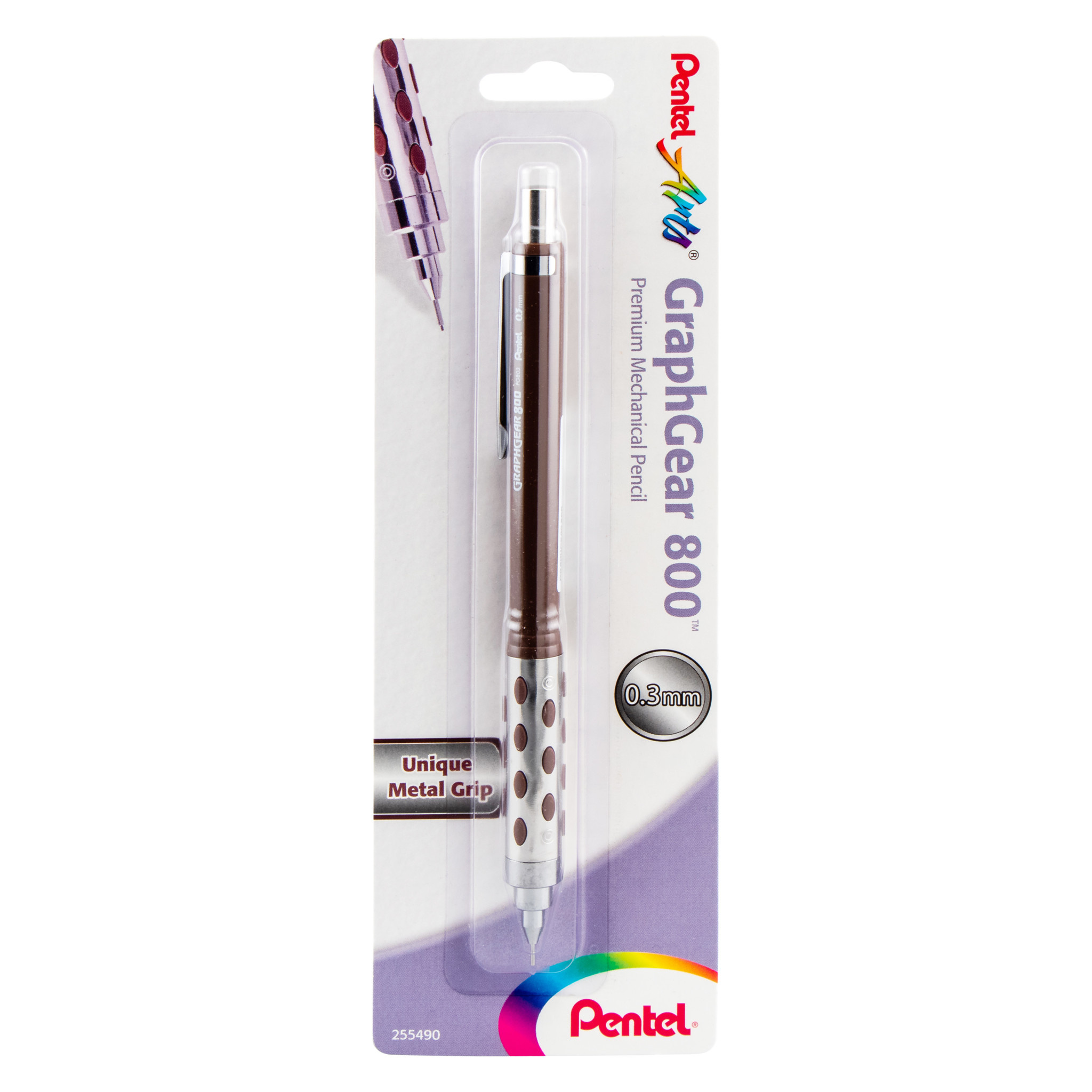 Pentel GraphGear 800 Mechanical Drafting Pencil, Brown, 0.3mm - The Art  Store/Commercial Art Supply