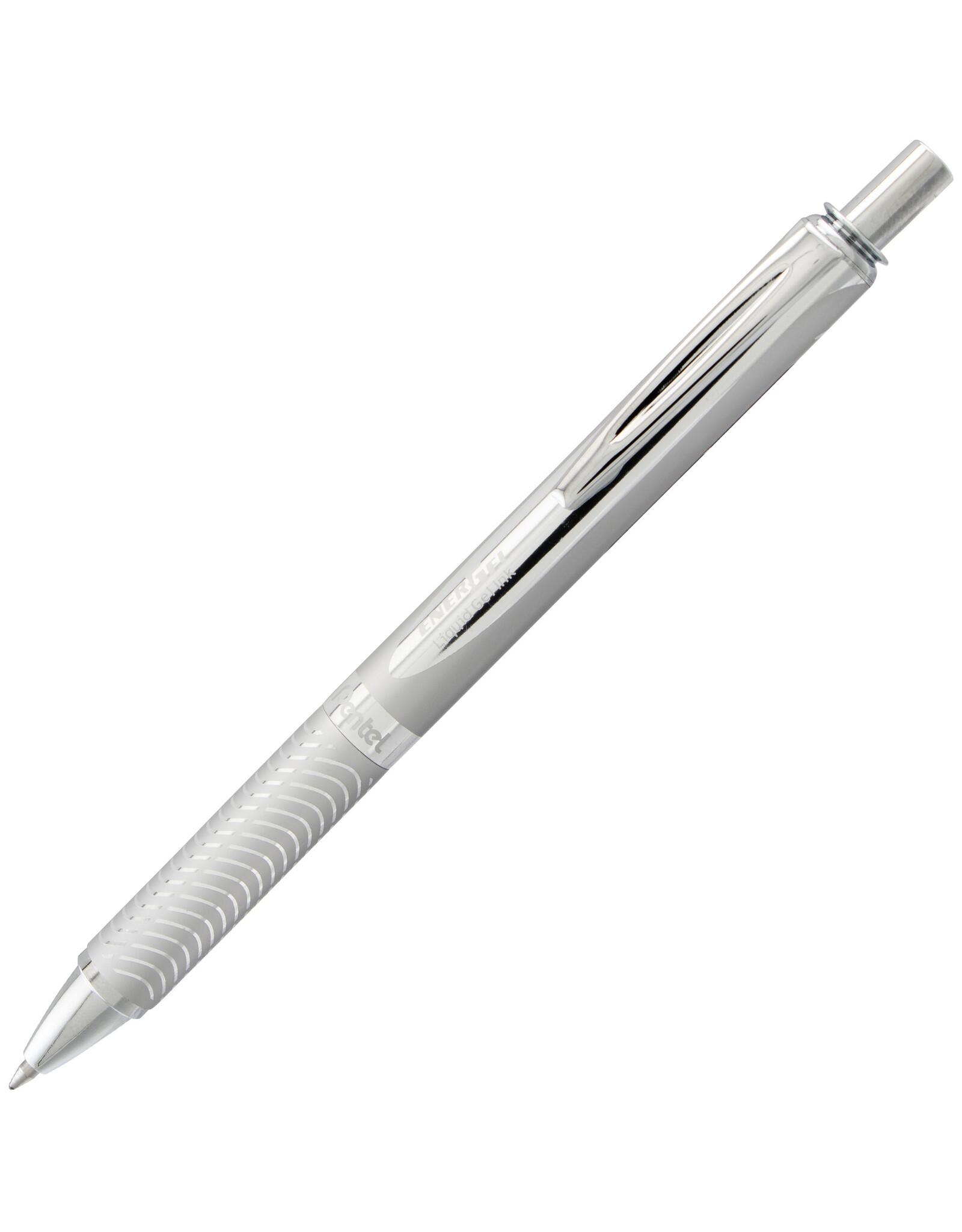 Pentel Pentel EnerGel Alloy Gel Pen, Silver, 0.7mm