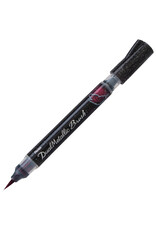Pentel Pentel Arts DualMetallic Brush Pen, Black/Metallic Red