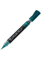 Pentel Pentel Arts DualMetallic Brush Pen, Green/Metallic Blue