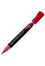 Pentel Pentel Arts DualMetallic Brush Pen, Pink/Metallic Pink