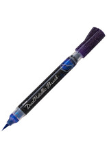 Pentel Pentel Arts DualMetallic Brush Pen, Violet/Metallic Blue