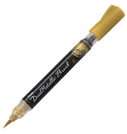 Pentel Pentel Arts DualMetallic Brush Pen, Gold