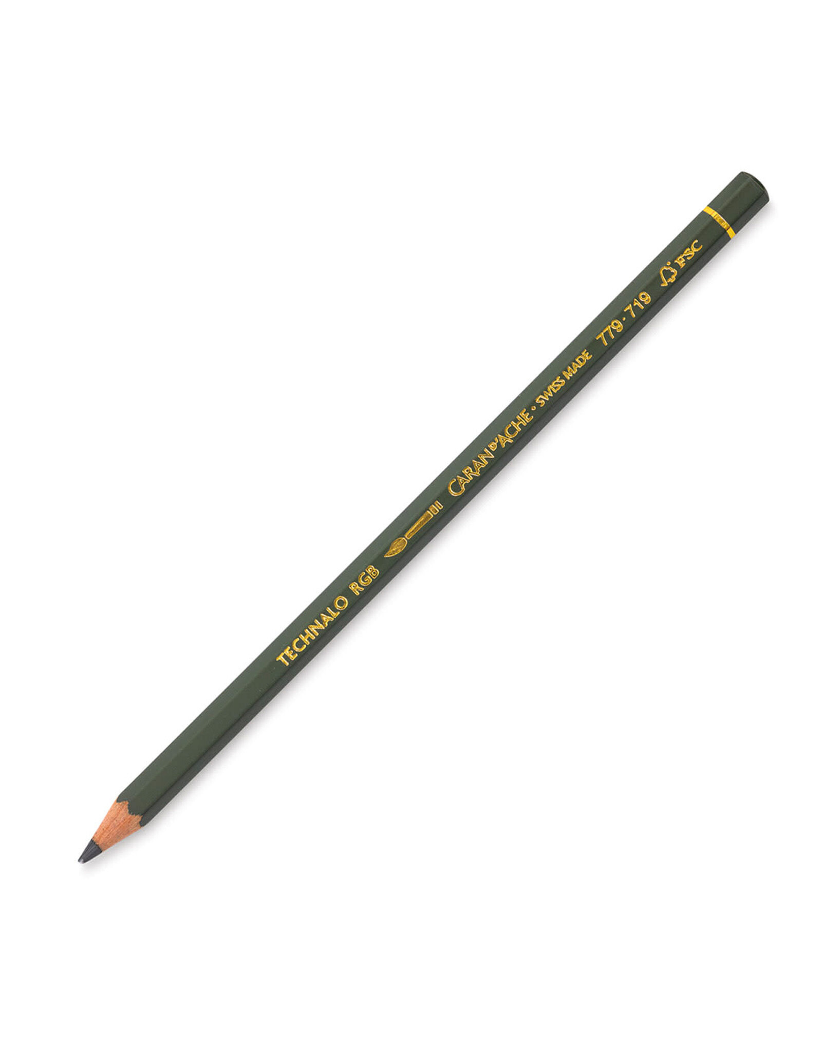Caran d'Ache Caran d’Ache Technalo RGB Water-Soluble Graphite Pencil, Green