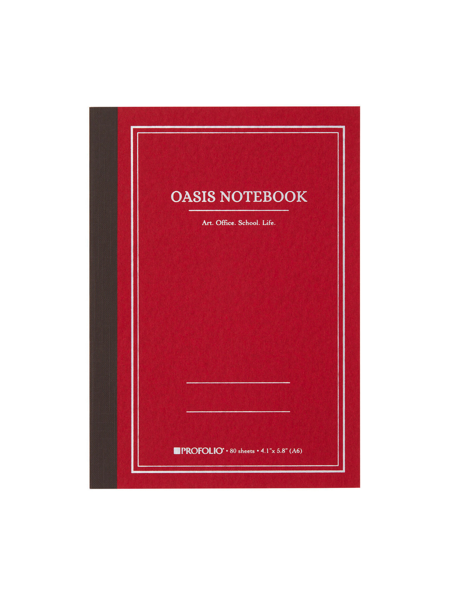 ITOYA Profolio Oasis Notebook, Brick, A6 (4.1” x 5.8”)