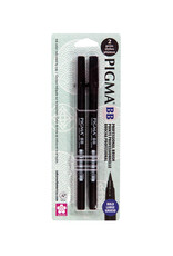 Sakura Sakura Pigma Professional Brush Pen, Black (BB), Set of 2