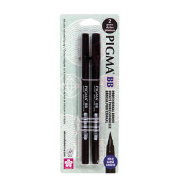 Sakura Sakura Pigma Professional Brush Pen, Black (BB), Set of 2
