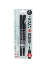 Sakura Sakura Pigma Professional Brush Pen, Black (FB), Set of 2