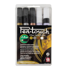 Sakura Sakura Pentouch Paint Markers, Set of 5, 2.0mm (M)