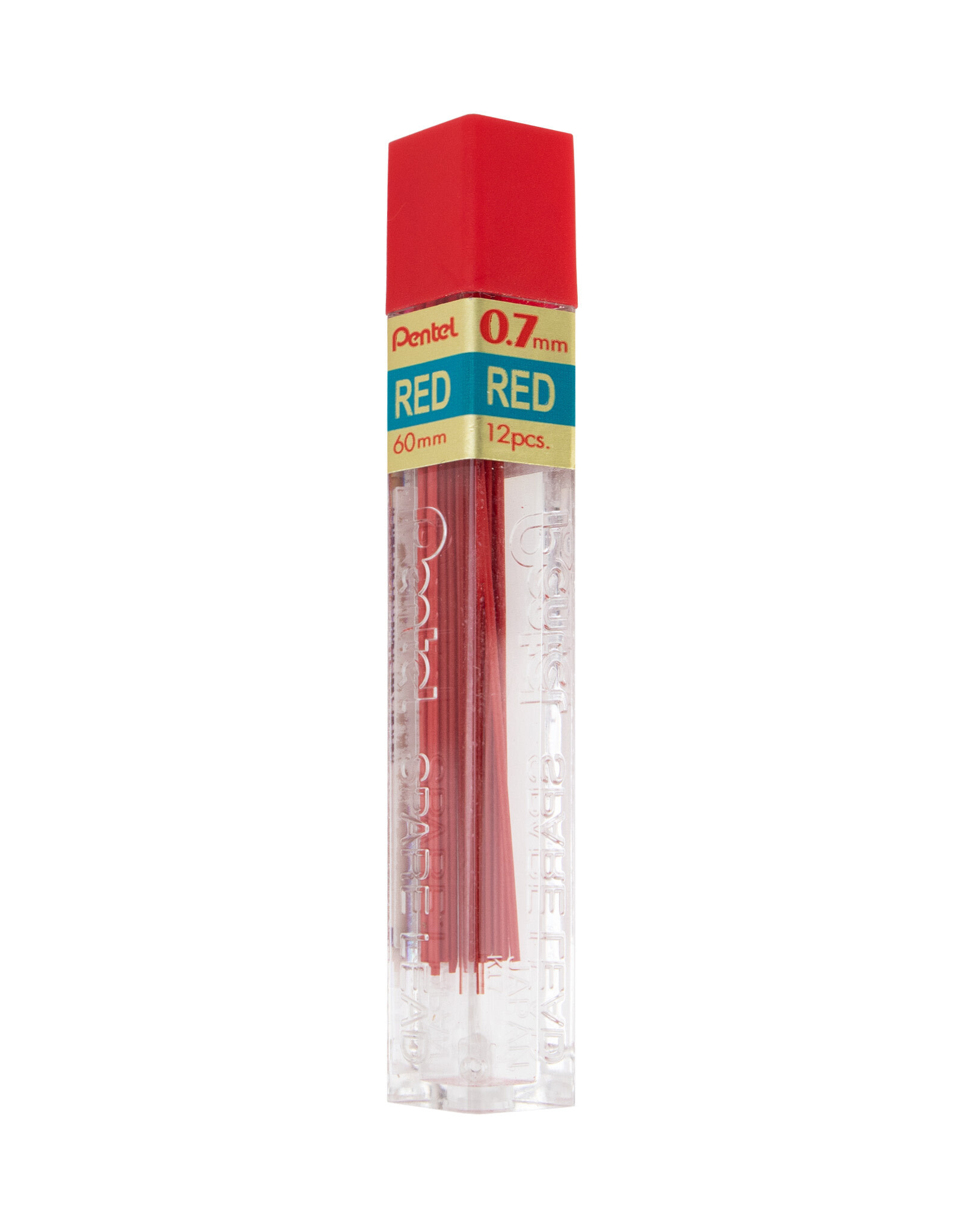 Pentel Pentel Refill Lead, Red, 0.7mm