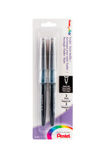 Pentel Pentel Tradio Stylo Sketch Pen Refill, Black, Set of 2