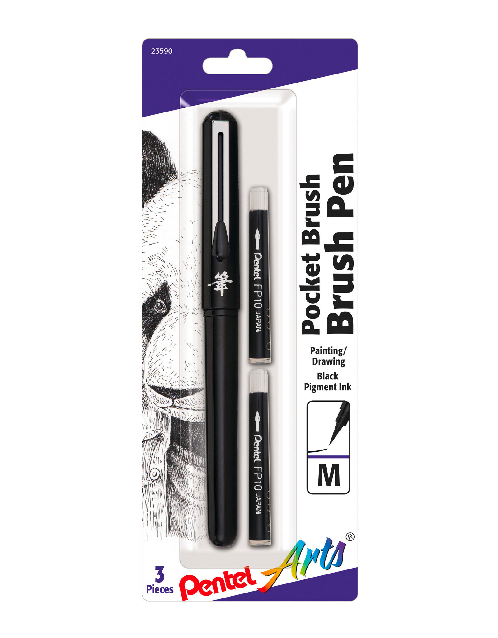 Pentel Pentel Arts Pocket Brush Pen with Refills