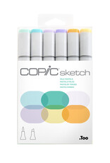 COPIC COPIC Sketch Markers, Pale Pastel Set of 6