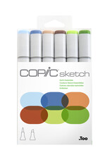 COPIC COPIC Sketch Markers, Earth Essentials Set of 6