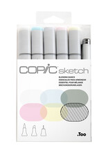 COPIC COPIC Sketch Markers, Blend Basic Set of 6