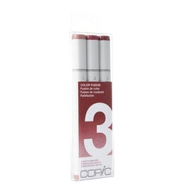 COPIC COPIC Sketch Marker,s, Fusion #3 Set of 3