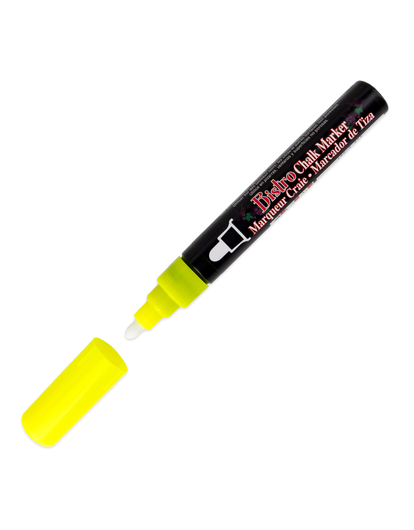 Uchida Uchida Bistro Chalk Marker, Fluorescent Yellow, 6mm