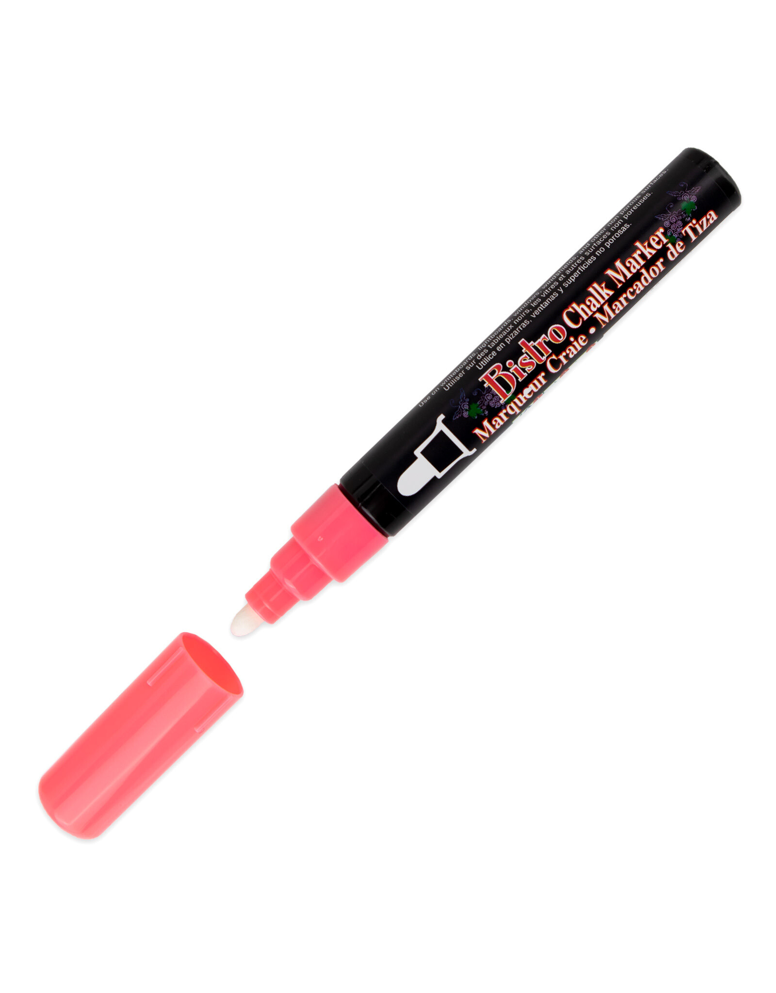 Uchida Uchida Bistro Chalk Marker, Fluorescent Red, 6mm