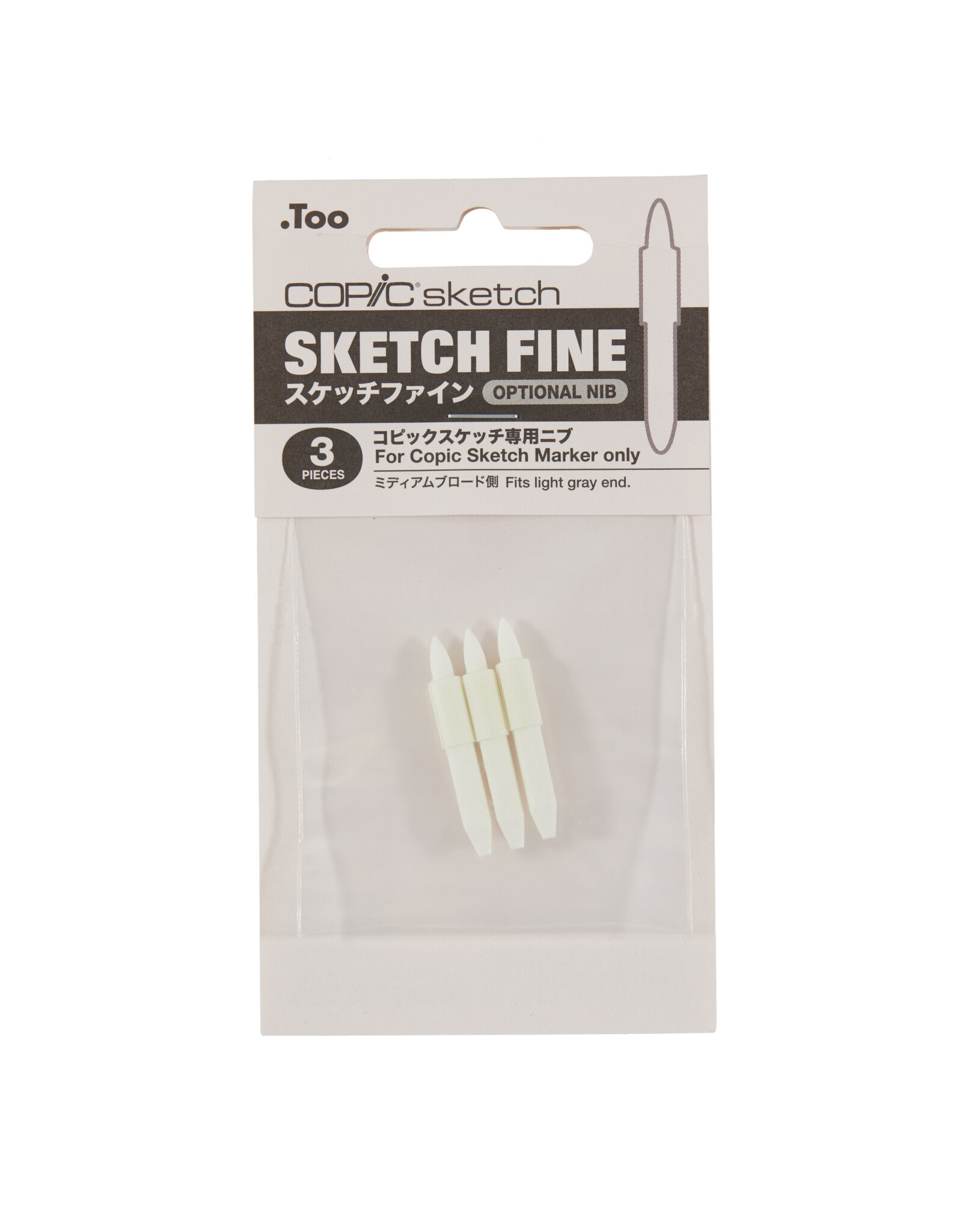 COPIC COPIC Replacement Nibs, Sketch Fine Set of 3