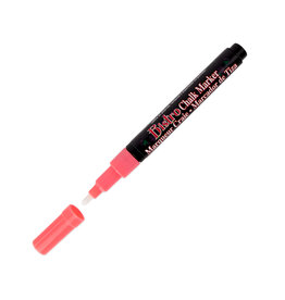 Uchida Uchida Bistro Chalk Marker, Fluorescent Red, 3mm