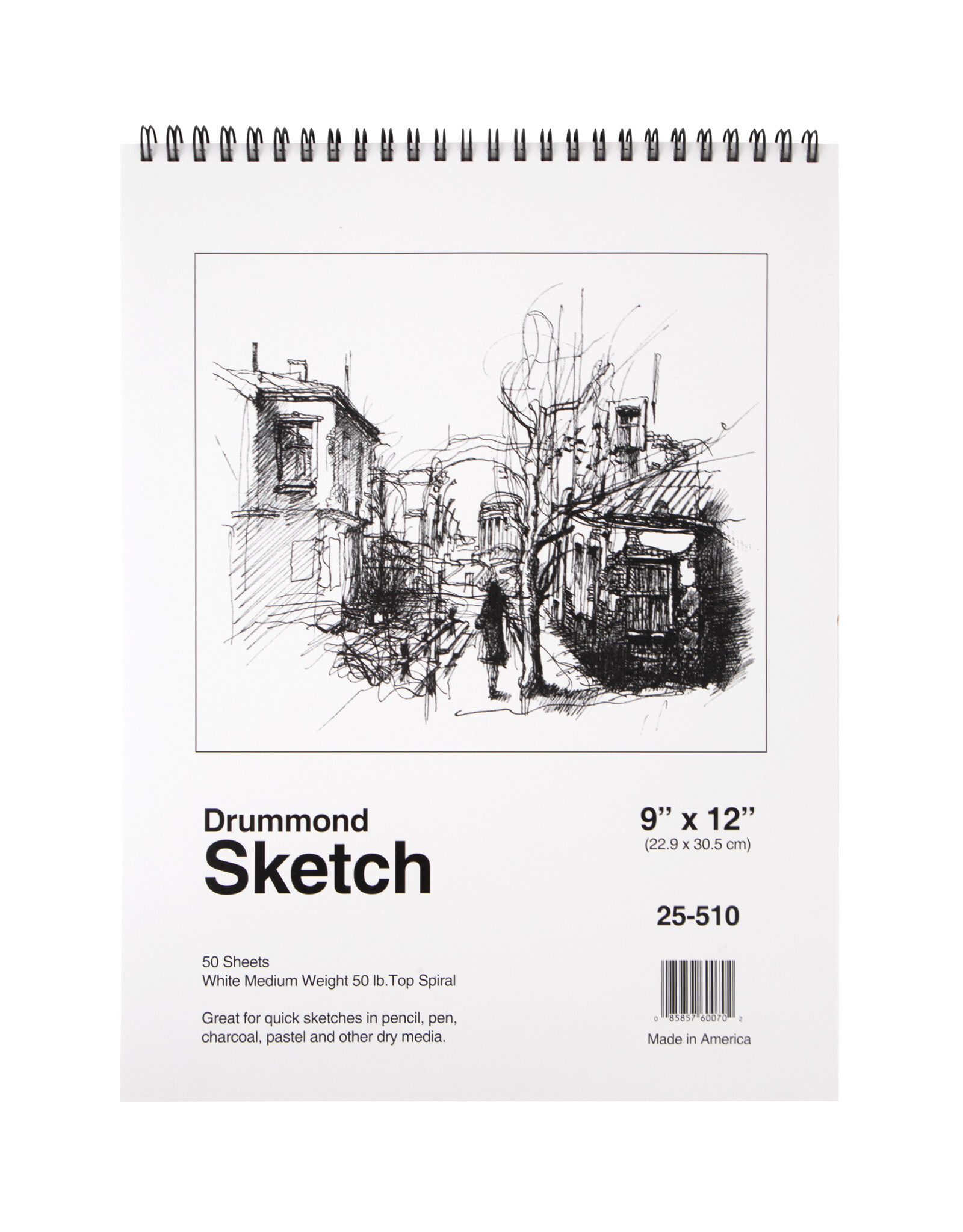 W.A. Portman W.A. Portman Drummond Sketch Pad, 50 Sheets, 9” x 12”