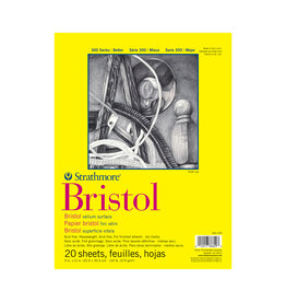 Strathmore Strathmore 300 Series Bristol Pad, Vellum, 9" x 12"