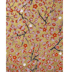 CLEARANCE Aitoh Yuzenshi: Blossom on Gold, 21.5" x 31.5"