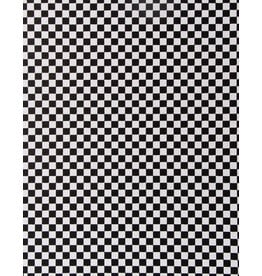 AITOH Aitoh Yuzenshi: Black and White Check, 19.25" x 26"
